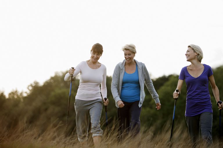 della menopausa, donne mezza, intensità moderata, donne hanno, esercizio fisico, esercizio intensità