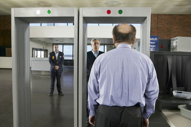 tutto corpo, metal detector, scanner tutto, body scanner, negli aeroporti