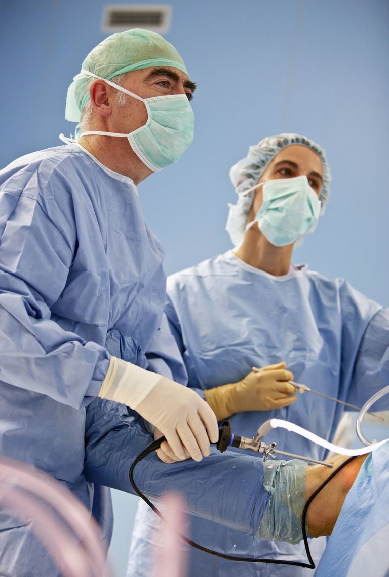 rilascio laterale, della rotula, pazienti hanno, procedura chirurgica