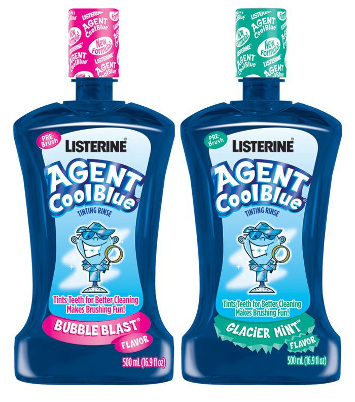 Agent Cool, Agent Cool Blue, Cool Blue, Listerine Agent, Listerine Agent Cool, lavarsi denti
