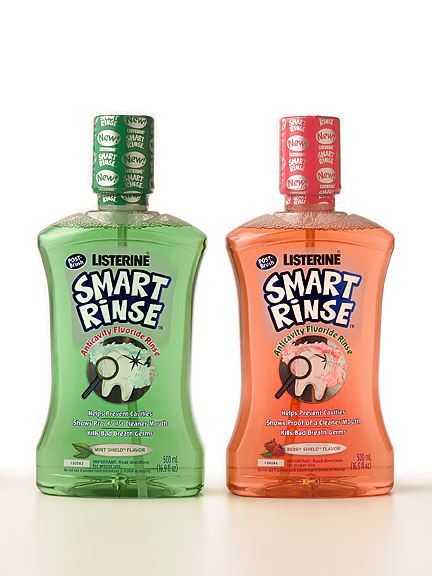 Smart Rinse, Listerine Smart, Listerine Smart Rinse, particelle cibo, dopo spazzolatura, lasciate dopo