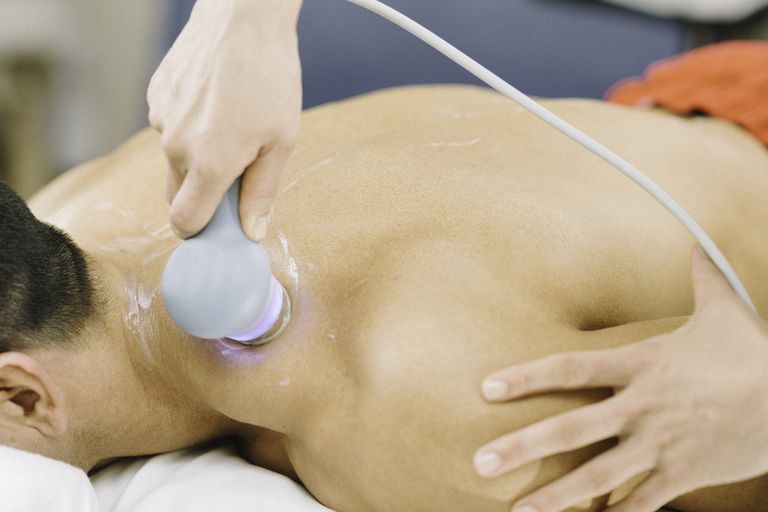 terapia ultrasuoni, onde sonore, testa trasduttore